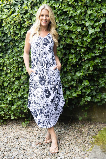 Peruvian Cotton Summer Party Dress