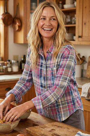 Hazy Plaid Weekend Shirt