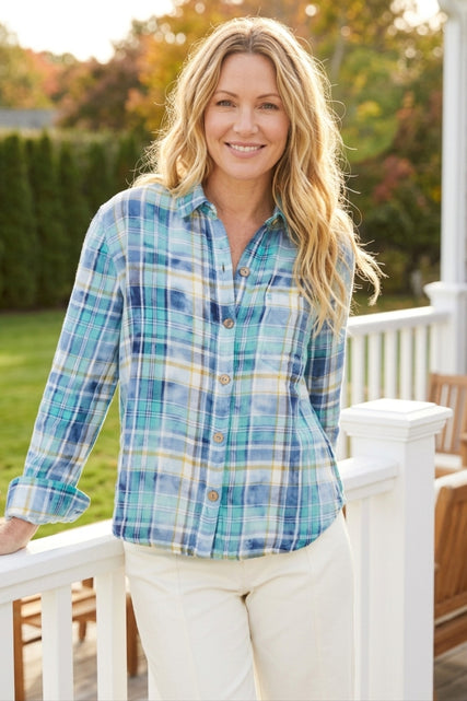 Hazy Plaid Weekend Shirt