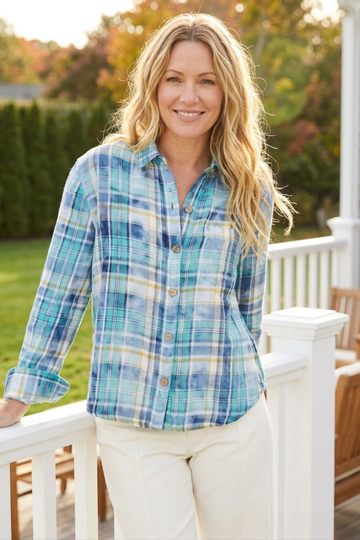 Hazy Plaid Weekend Shirt