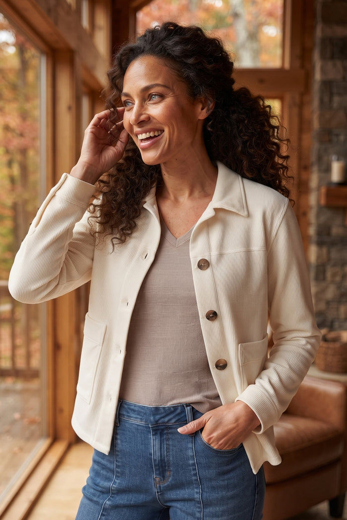 Corded Velour Jacket