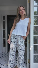 Textured Peruvian Cotton Sun and Sea Tank