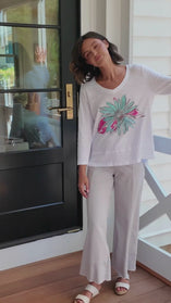 Impressionist Sunflower Hi-Lo Tee