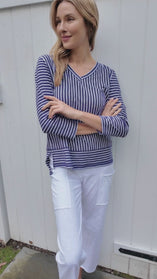Santa Barbara Stripe Tee